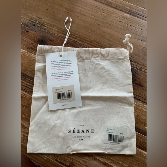 Sezane Gaia Leather Belt, Sz 90 (M), NWOT - Picture 10 of 10